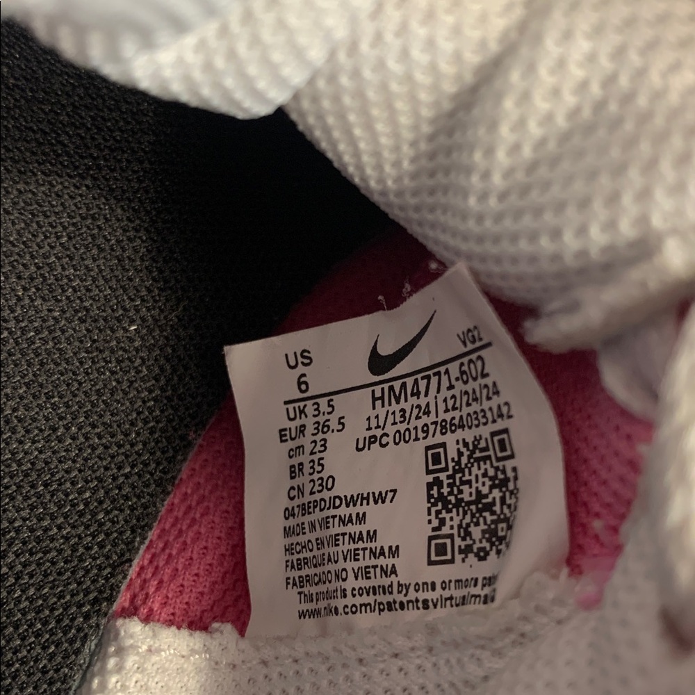 🌹WOMEN'S NIKE PACIFIC • PINK & WHITE SNEAKERS • - Picture 10 of 12
